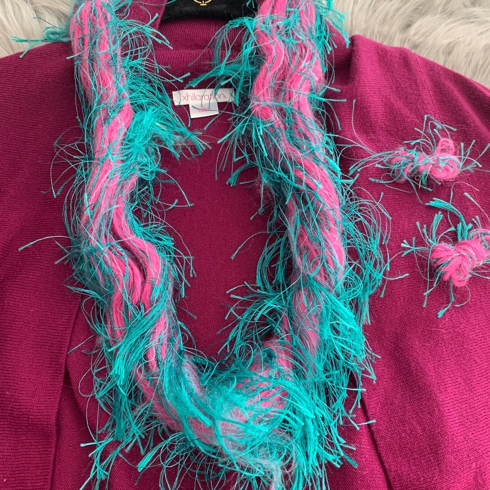 YARN & STRING NECKLACE & EARRINGS